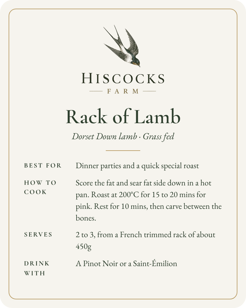 Dorset Down Rack of Lamb