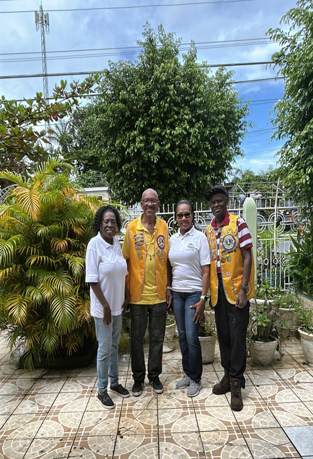 Collaboration with the Lions Club of Bartica
