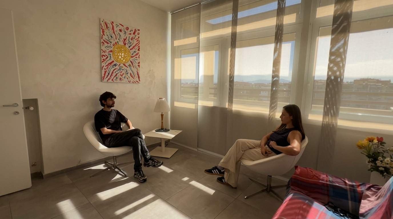 seduta di psicoterapia secondo il metodo SAPP