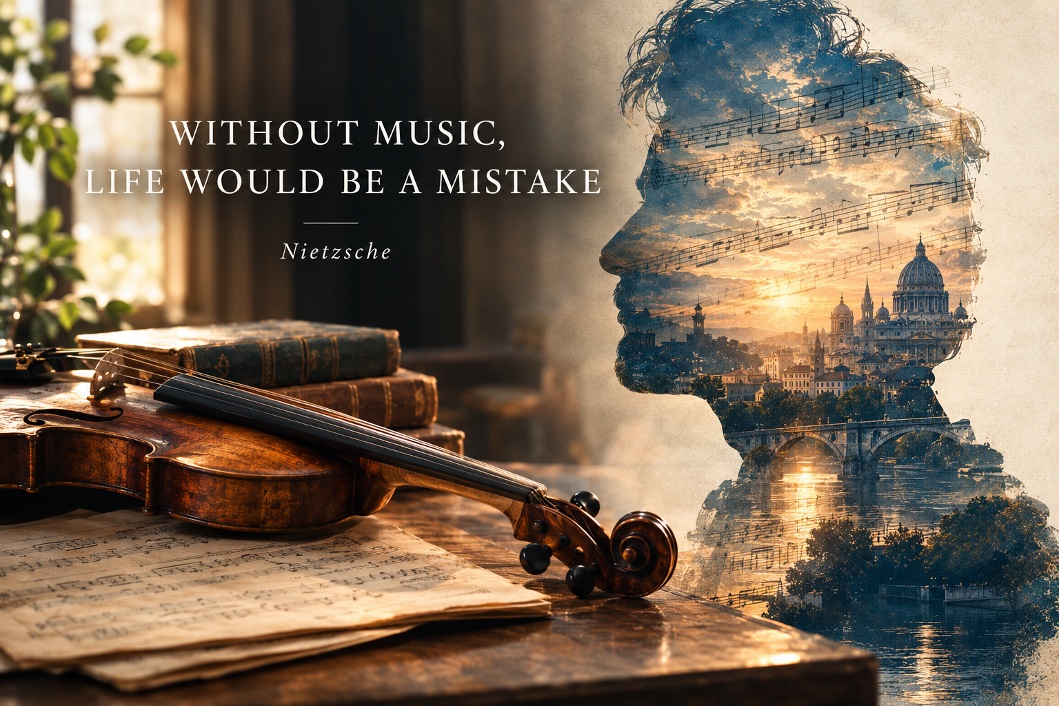 “Without music, life would be a mistake” ~Nietzsche