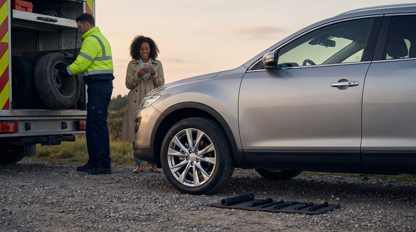 Tire Change Assistance