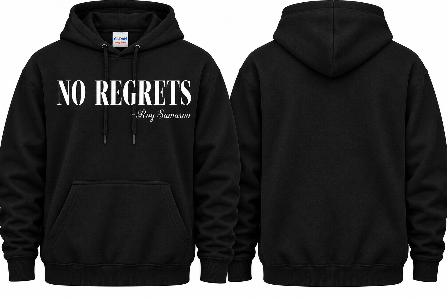 No Regrets Black Hoodie Mockup.png