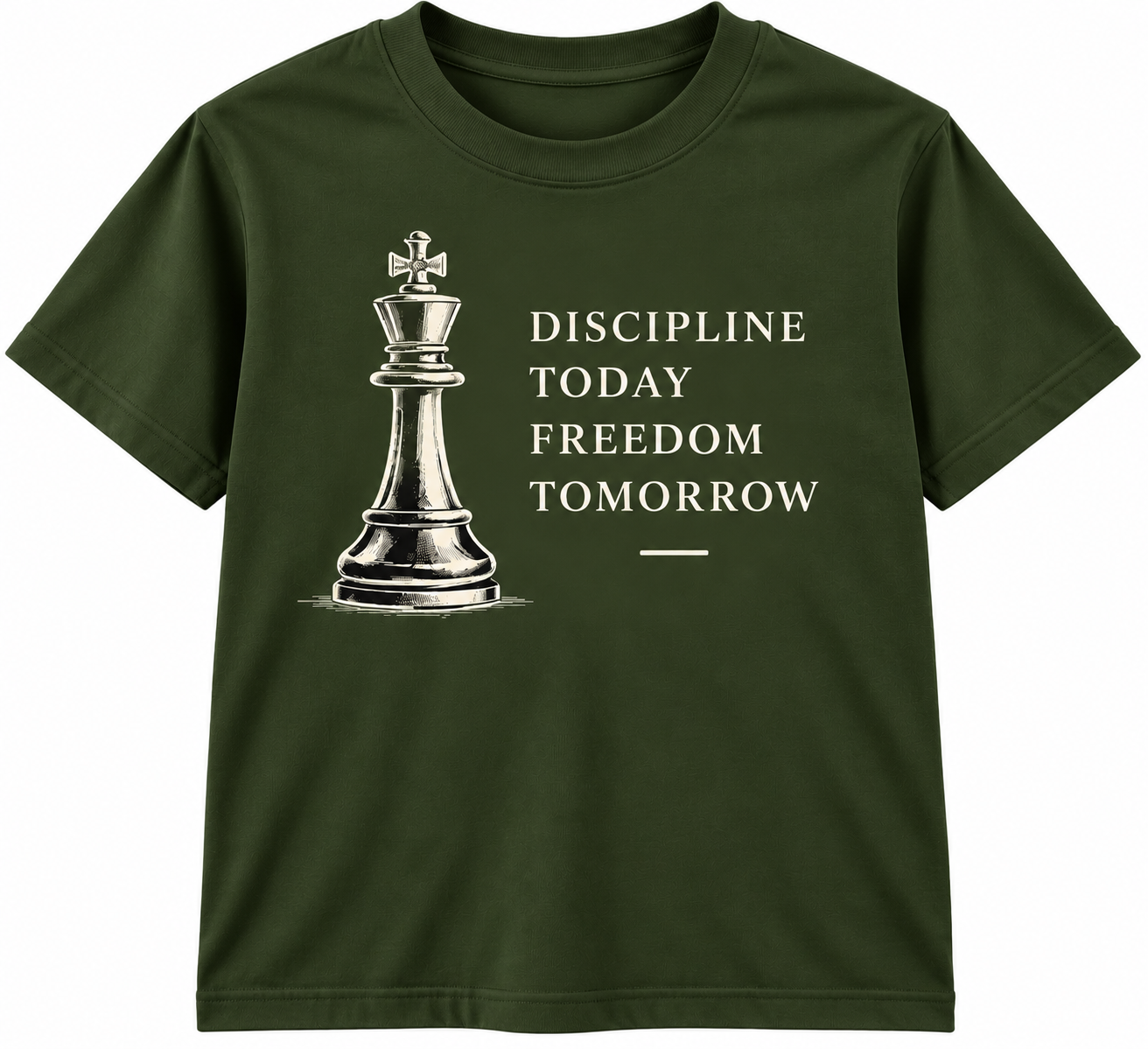 Olive Discipline Today T-Shirt Mockup.png