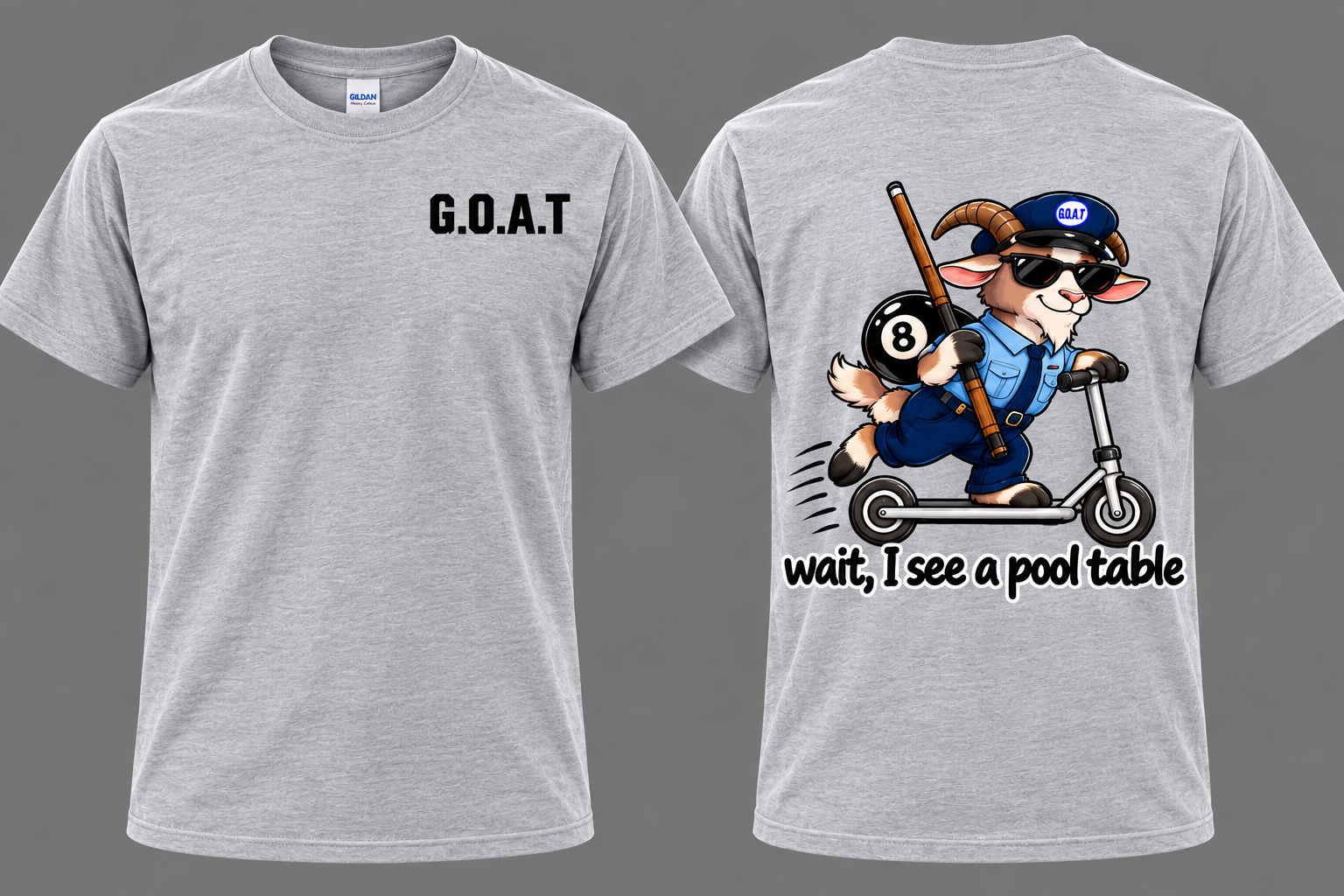Cool Goat Scooter T-Shirt Mockup.png