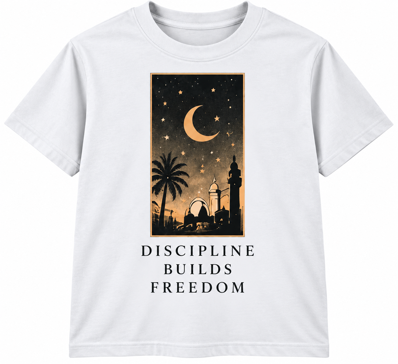 Starry Mosque Nightscape T-Shirt.png