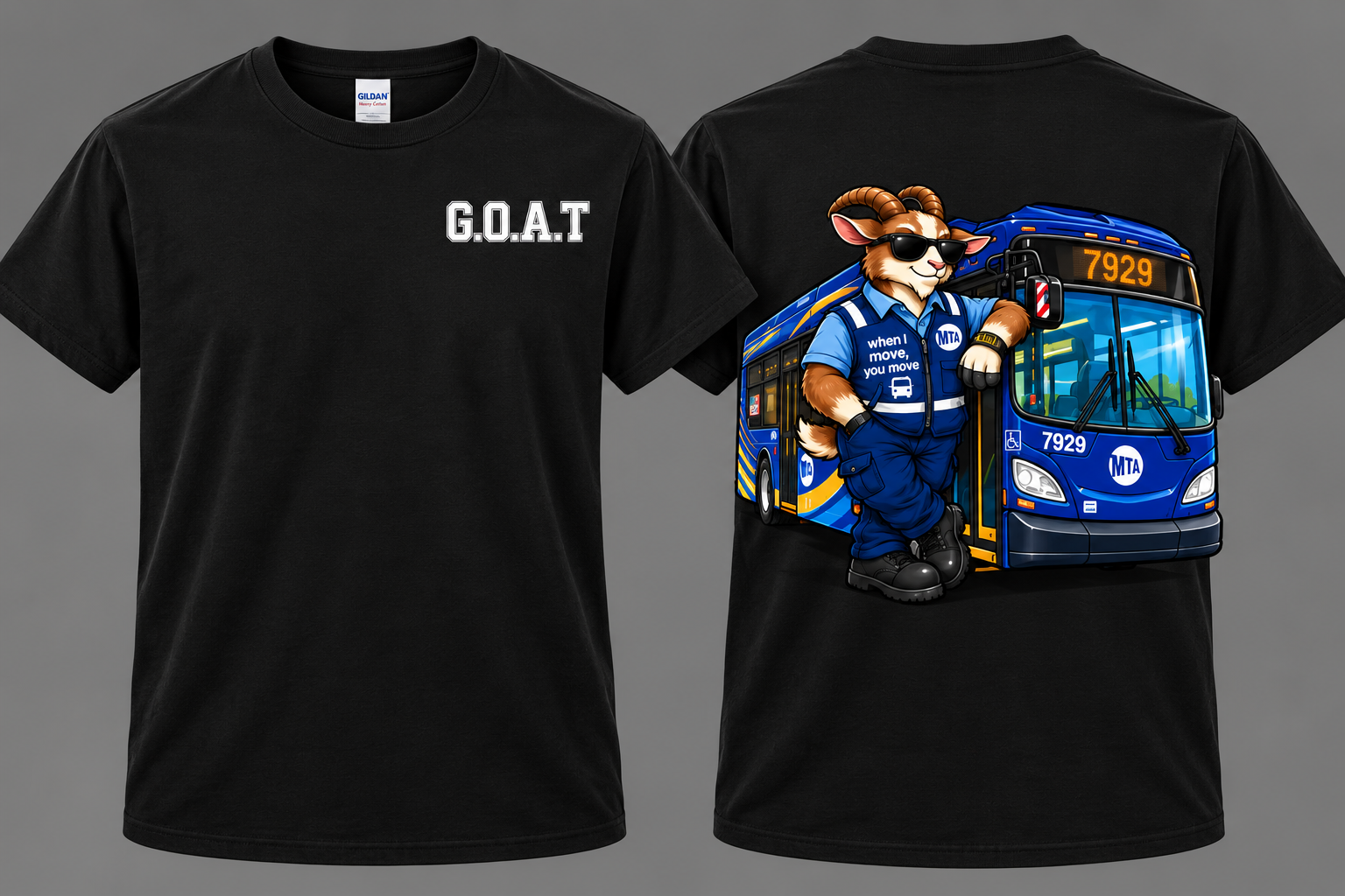 G.O.A.T. Goat Transit T-Shirt Mockup.png