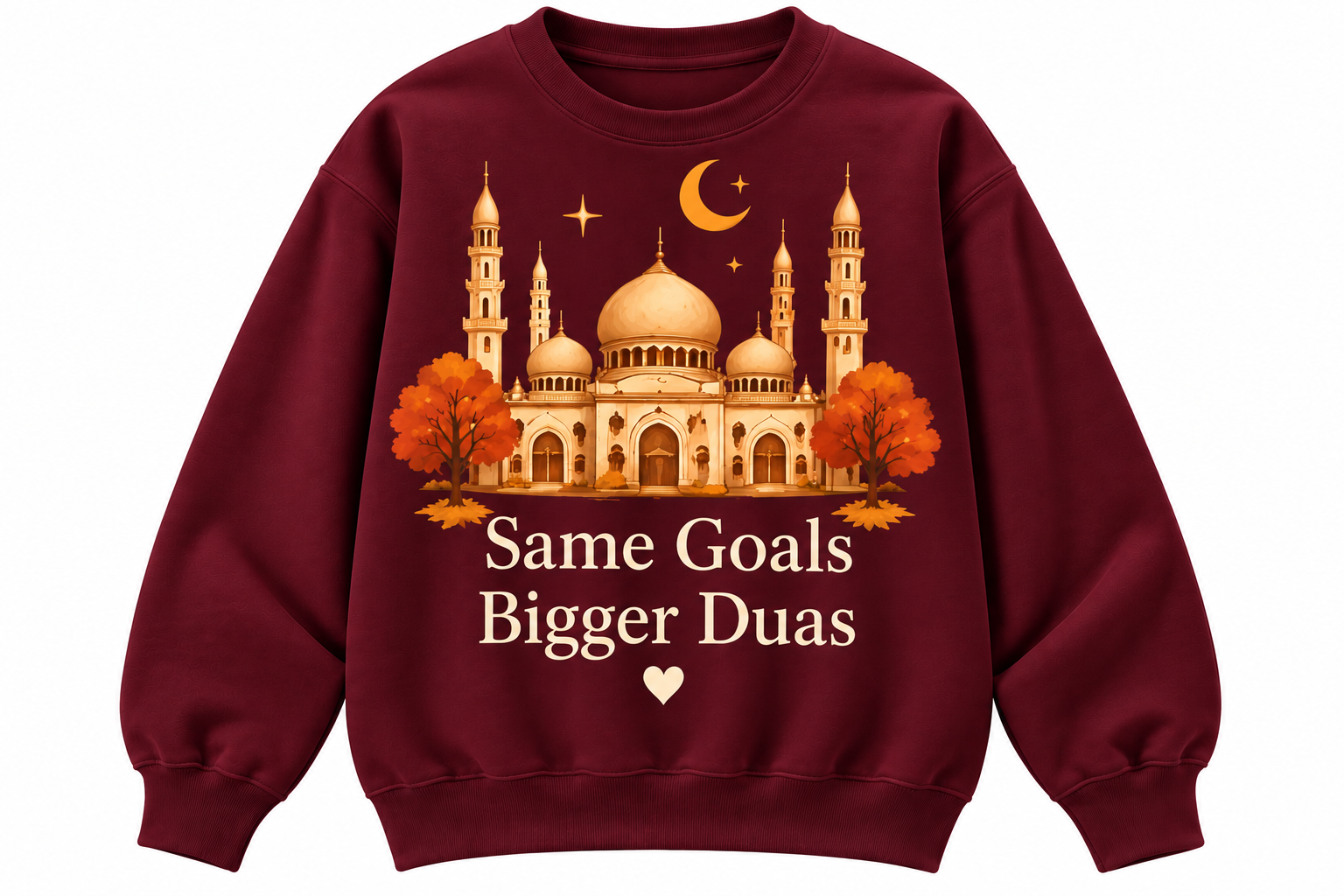Maroon Mosque Goals Sweatshirt.png