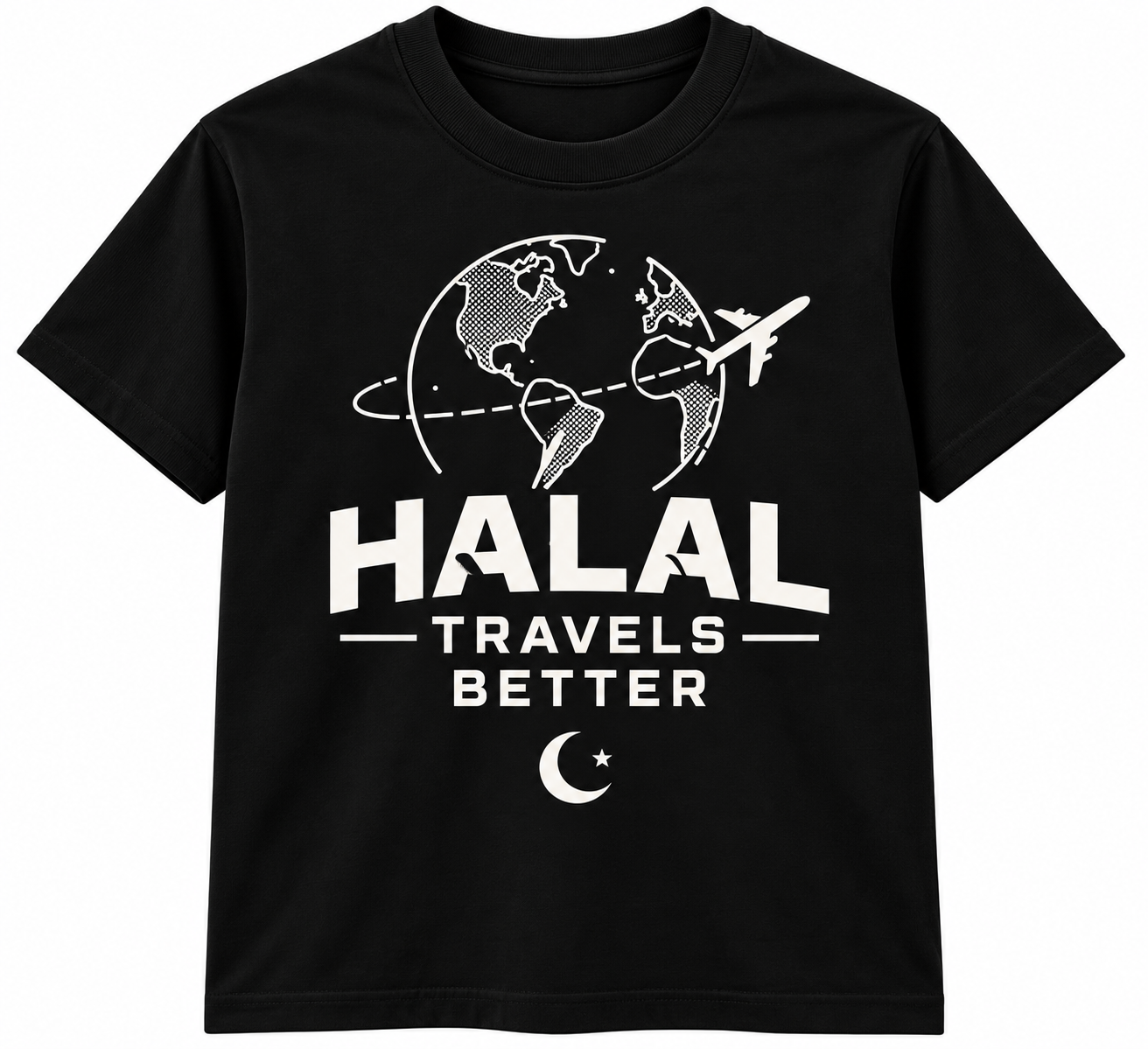 Halal Travels Better T-Shirt Mockup.png
