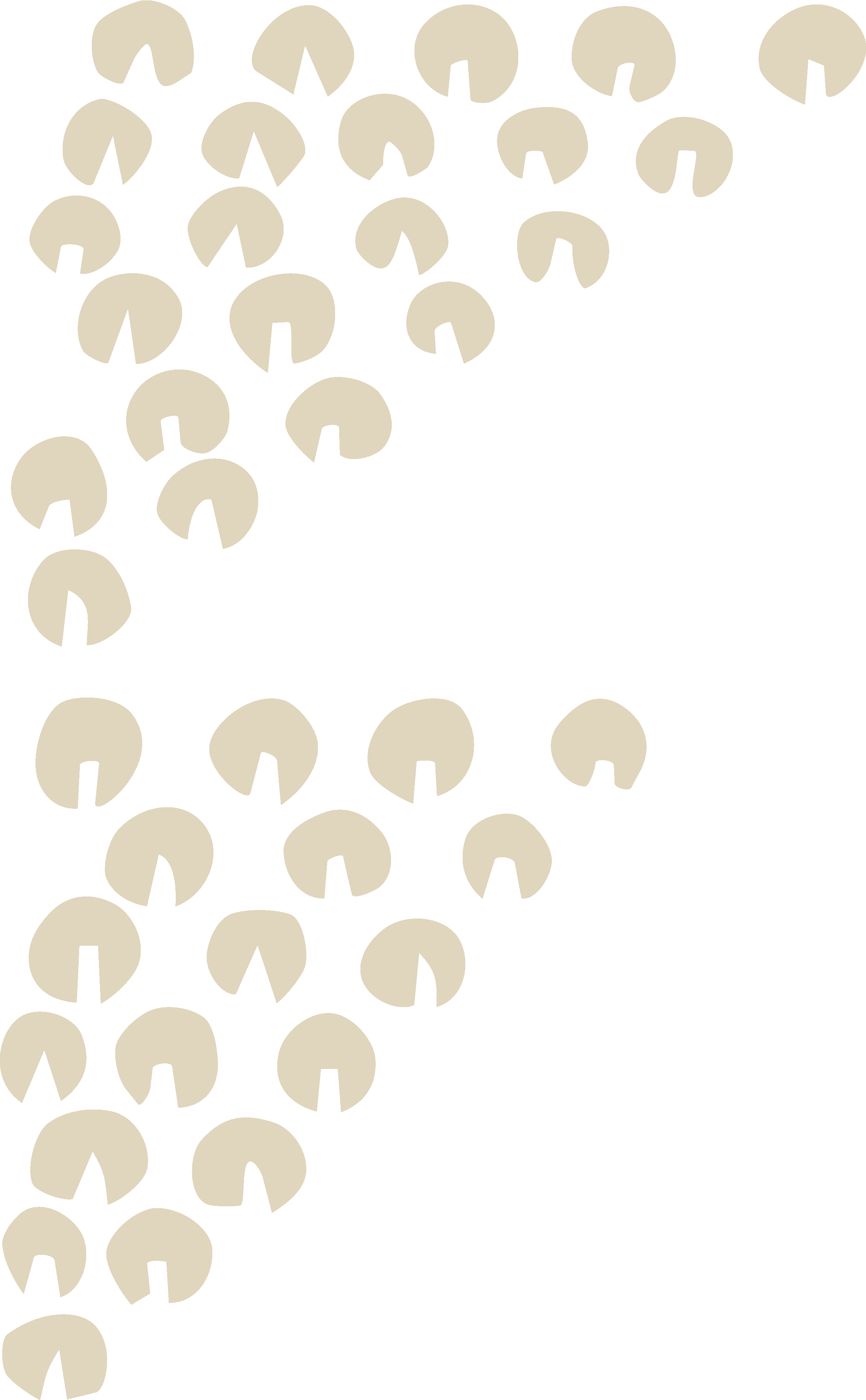 Ohlone decorative triangle element.