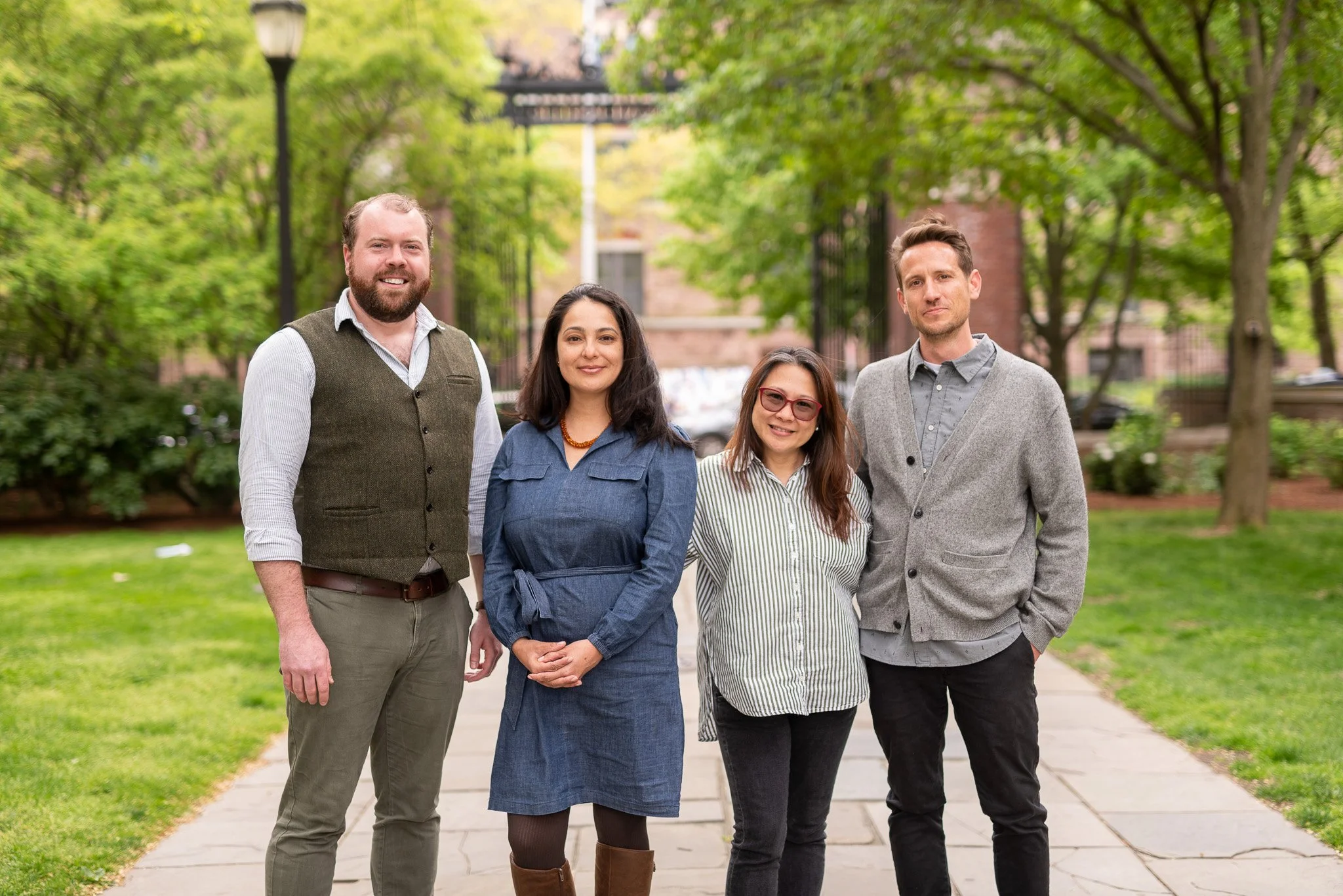 District of Columbia Team at the Intensive Session, July 2024. (From left to right: National Fellows Damon Peterson, Ethelwolda Paat, Sandy Alvarez and Sean Crumley.)