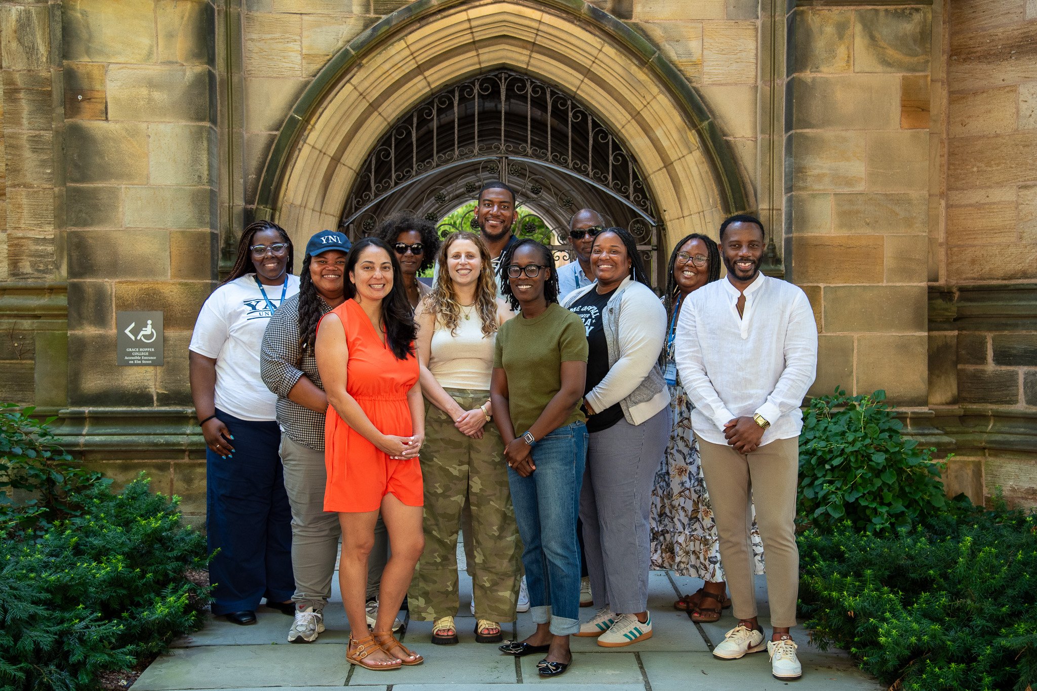 District of Columbia Team at the Intensive Session, July 2026. (From left to right: Tacora Snell, Raven Dorman, Sandy Alvarez, Annette Powell, Alison Wollack, Brandon Neely, Amy Yeboah Quarkume, Cedric Powell, Brynn Rosser, Aryanne Young, and Stephen