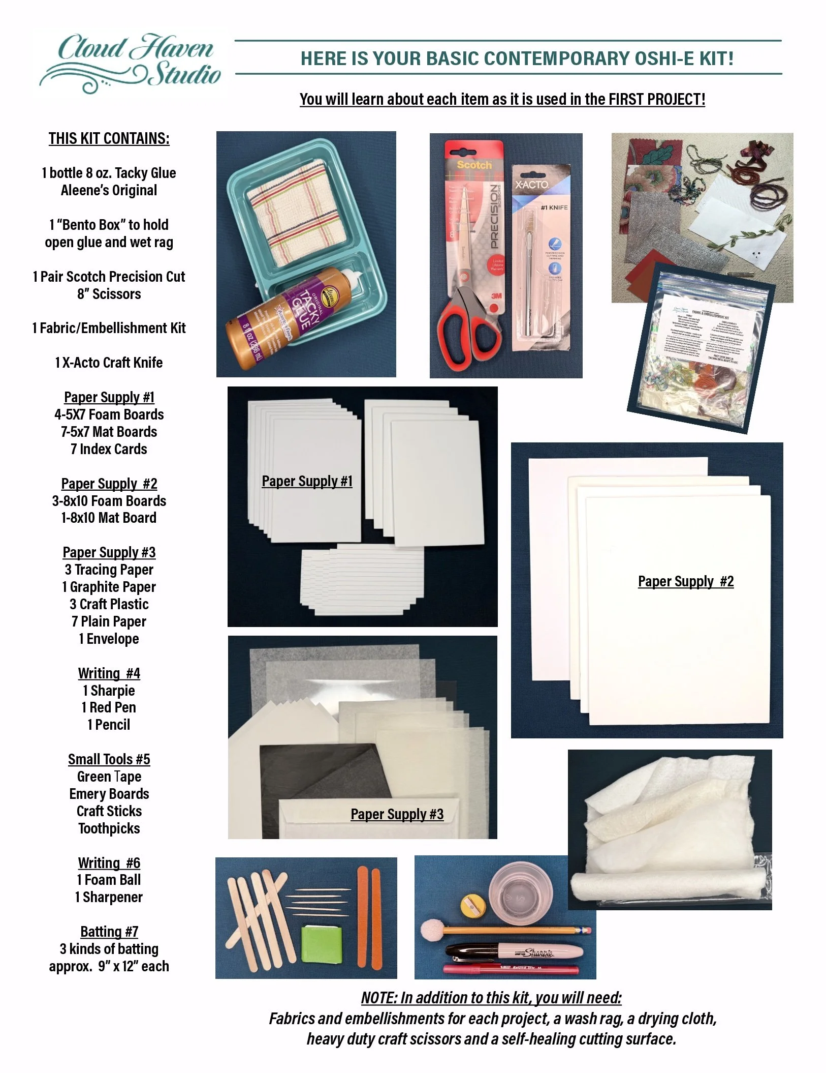 Contemporary Oshi-e Boxed Kit