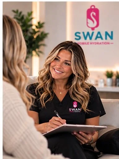 Personalized IV hydration consultation with Swan Hydration