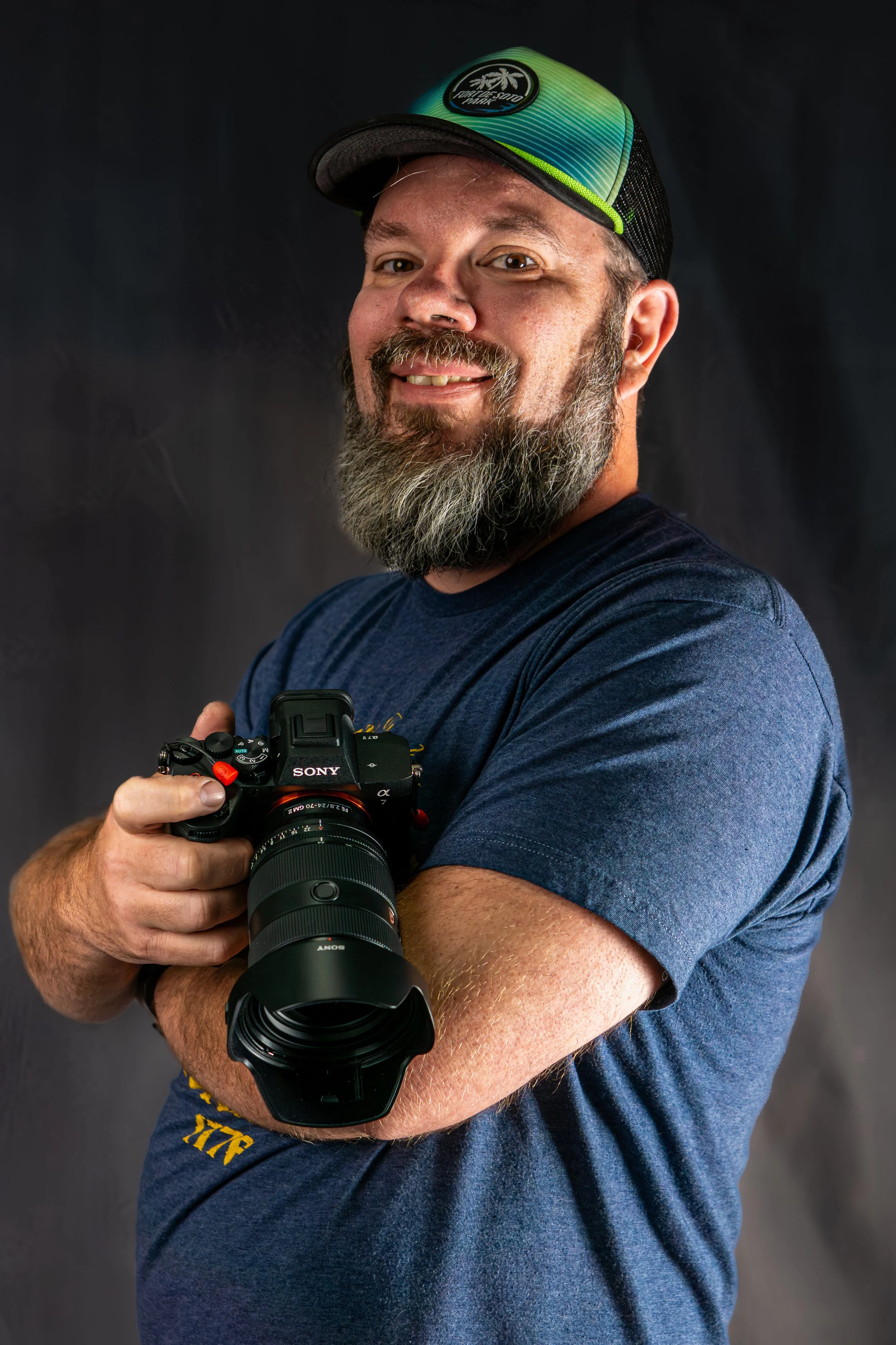 John with his camera