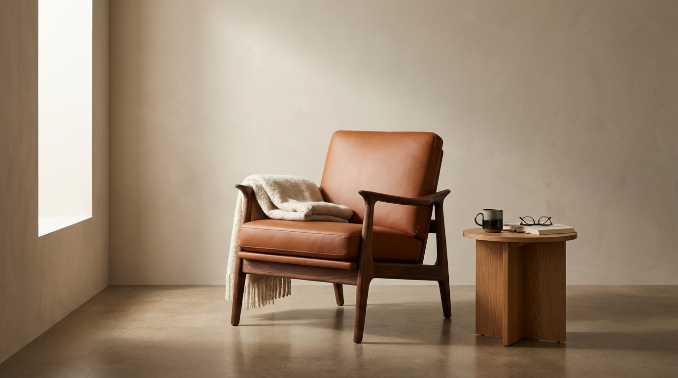 Leather Lounge Chair