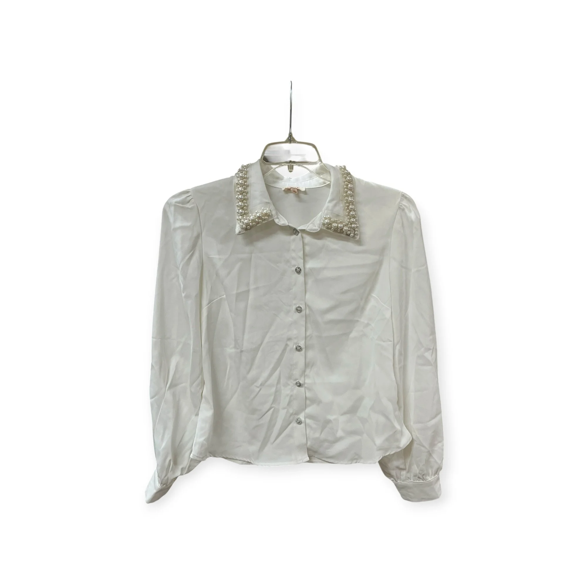Pearl Collar Blouse