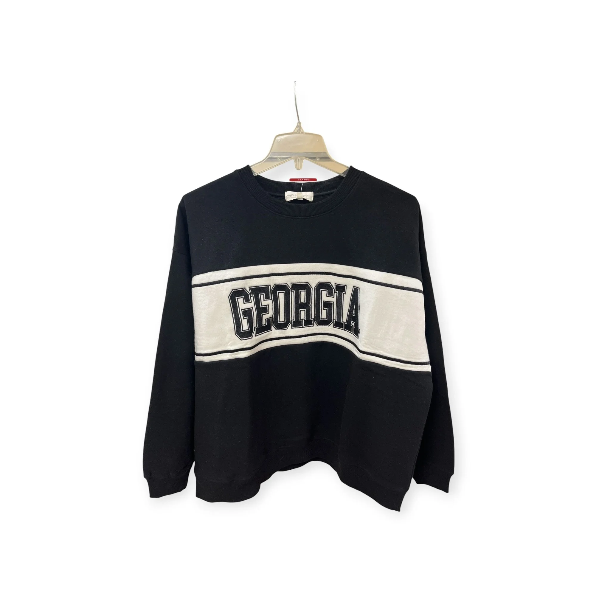 Block Stripe Crewneck Sweatshirt