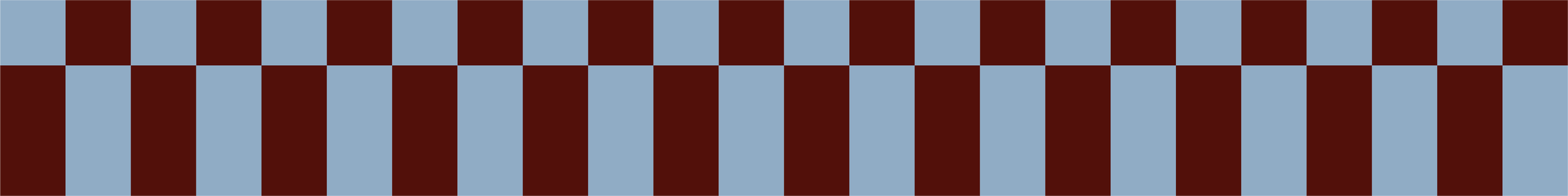 A checkered pattern of alternating red and light blue squares.