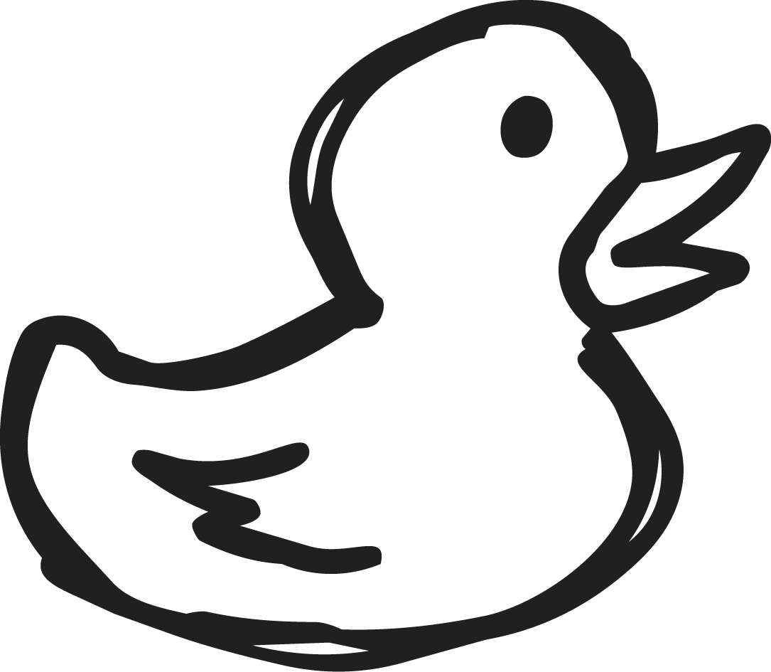 Rubber Duckie Illustration