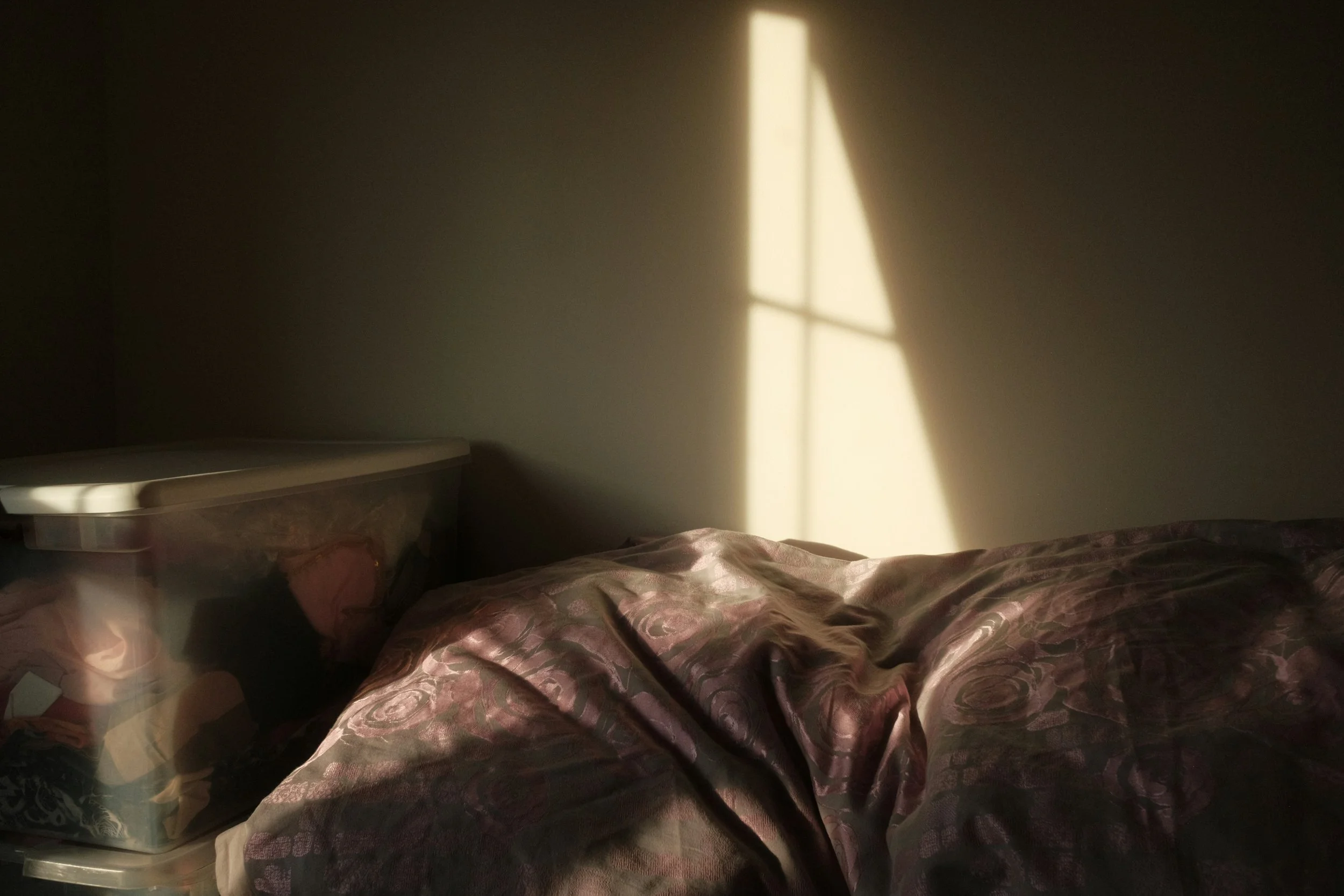 Under warm blankets&nbsp;
