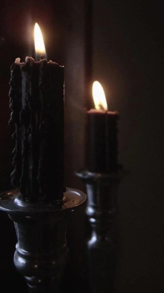 Black Protection Pre-Carved Candle set