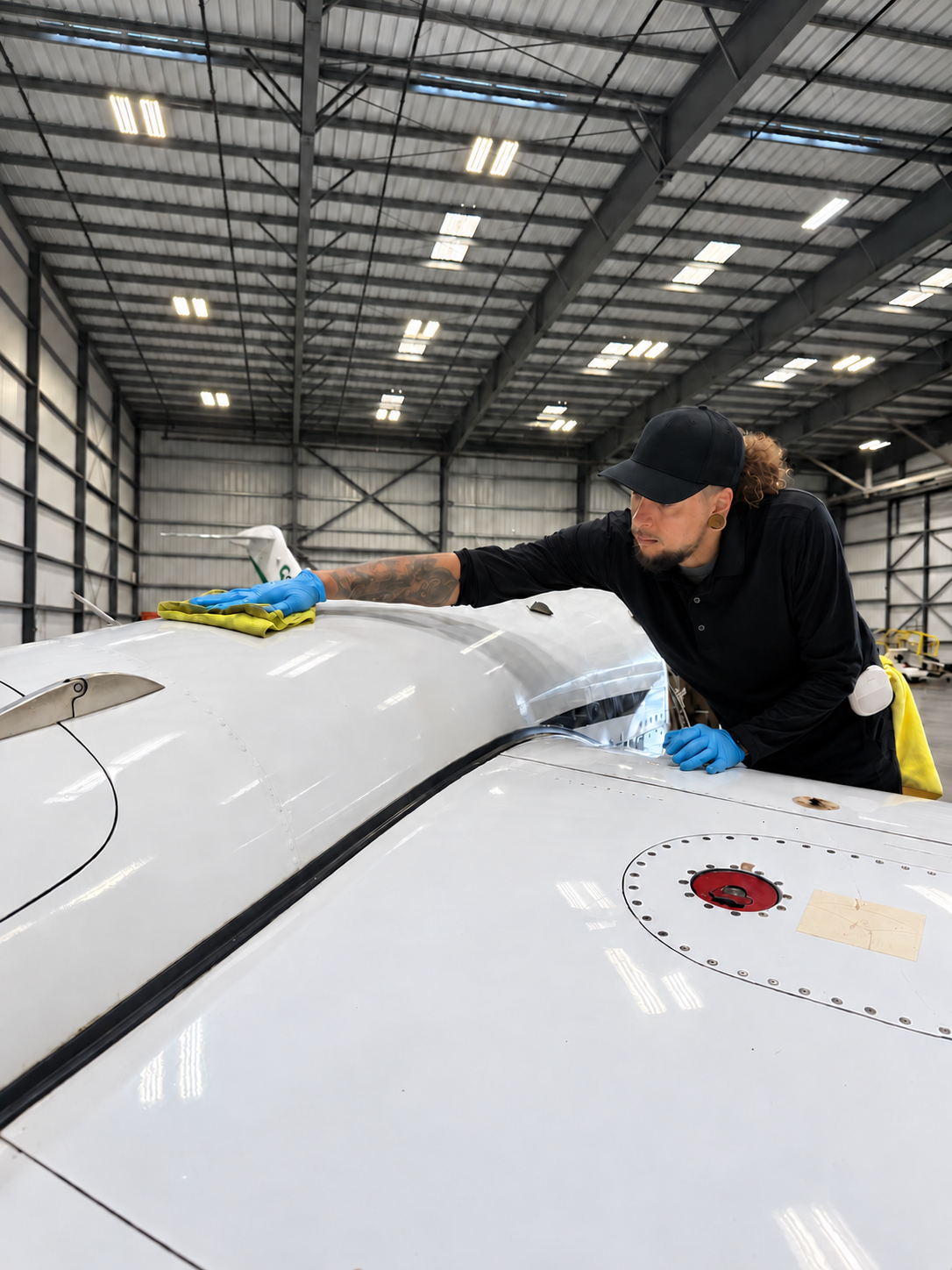 Exterior Rinse less Wash Aircraft Detailing in Washington DC, Maryland and Virginia