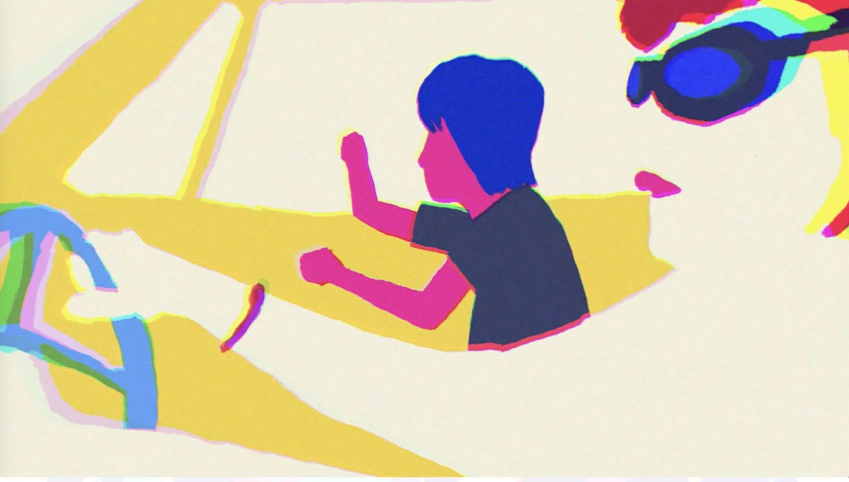 Young Dave Grohl drums along in the car — Watch the Sound, Apple TV+.