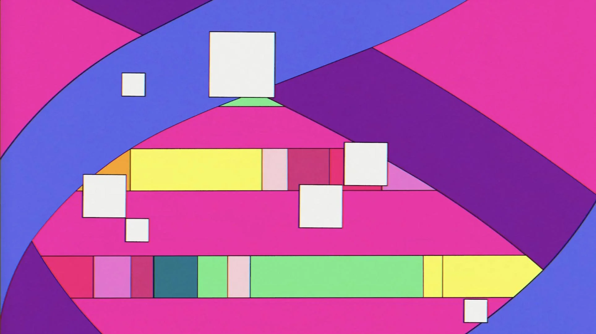 The DNA scanner samples data from food in a burst of shifting color — The Next Thing You Eat, Hulu.