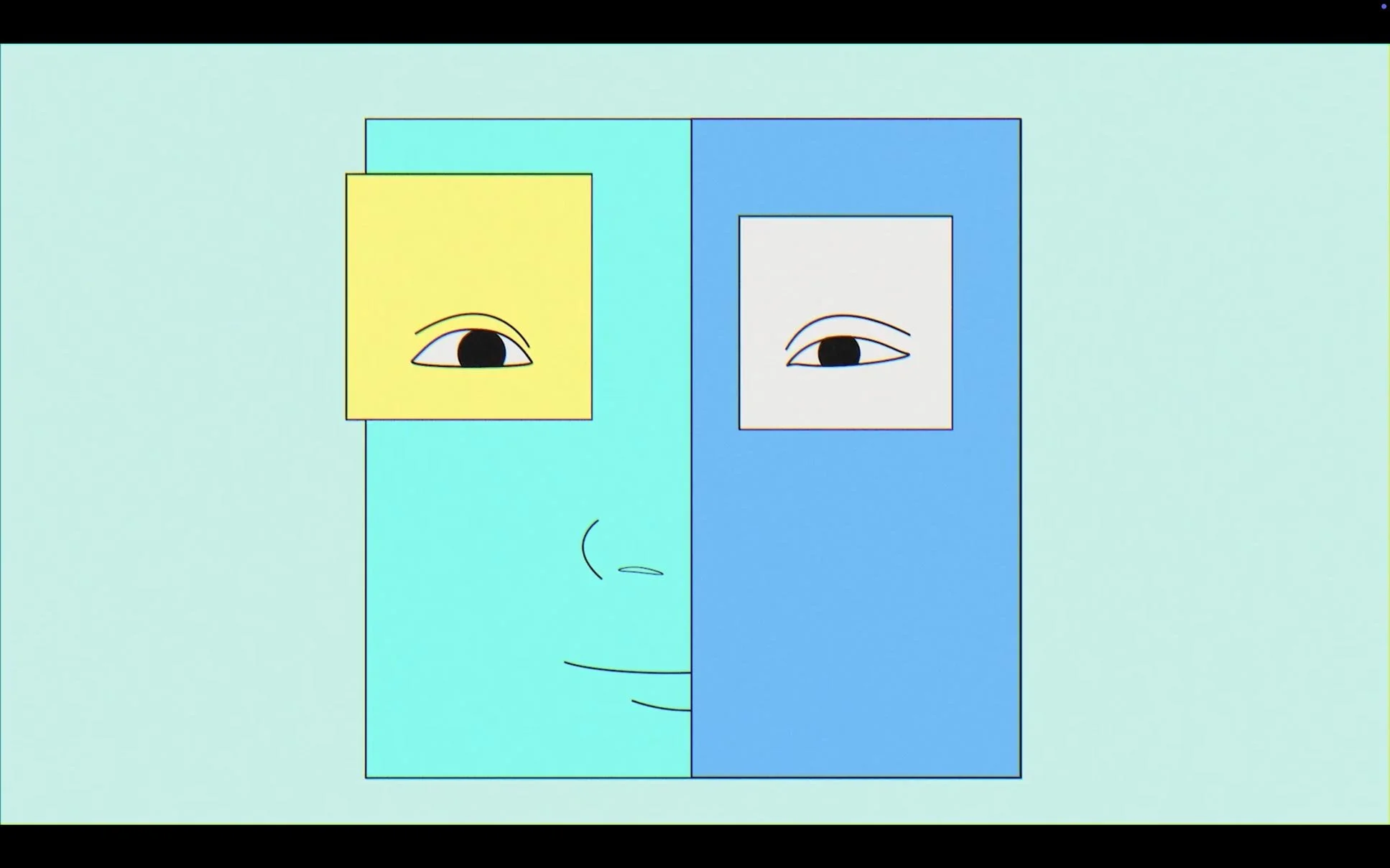 David's face is split into panels as AI pre-programs him — The Next Thing You Eat, Hulu.