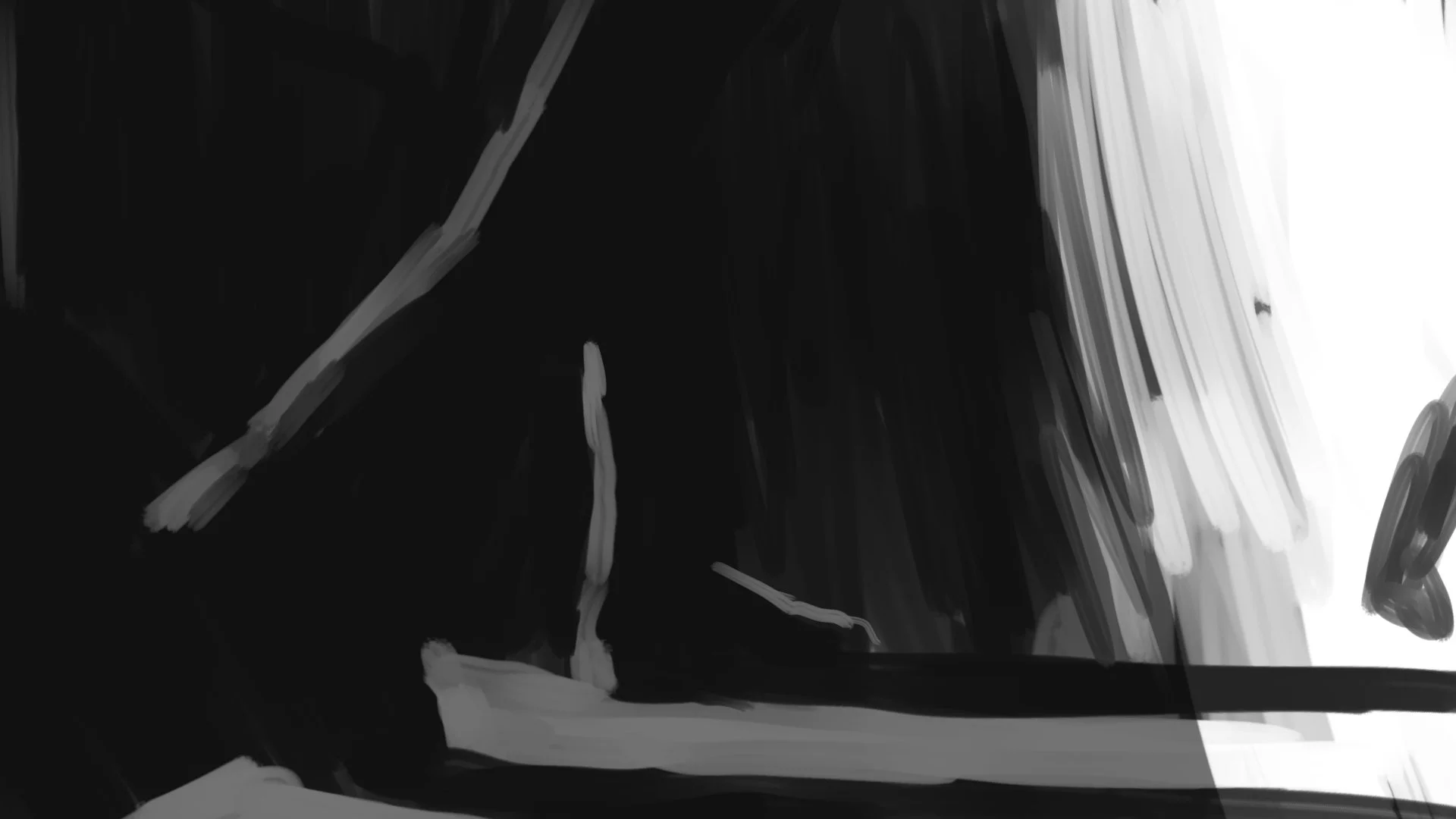 A sliver of light cuts through the darkness — The Price of Free.