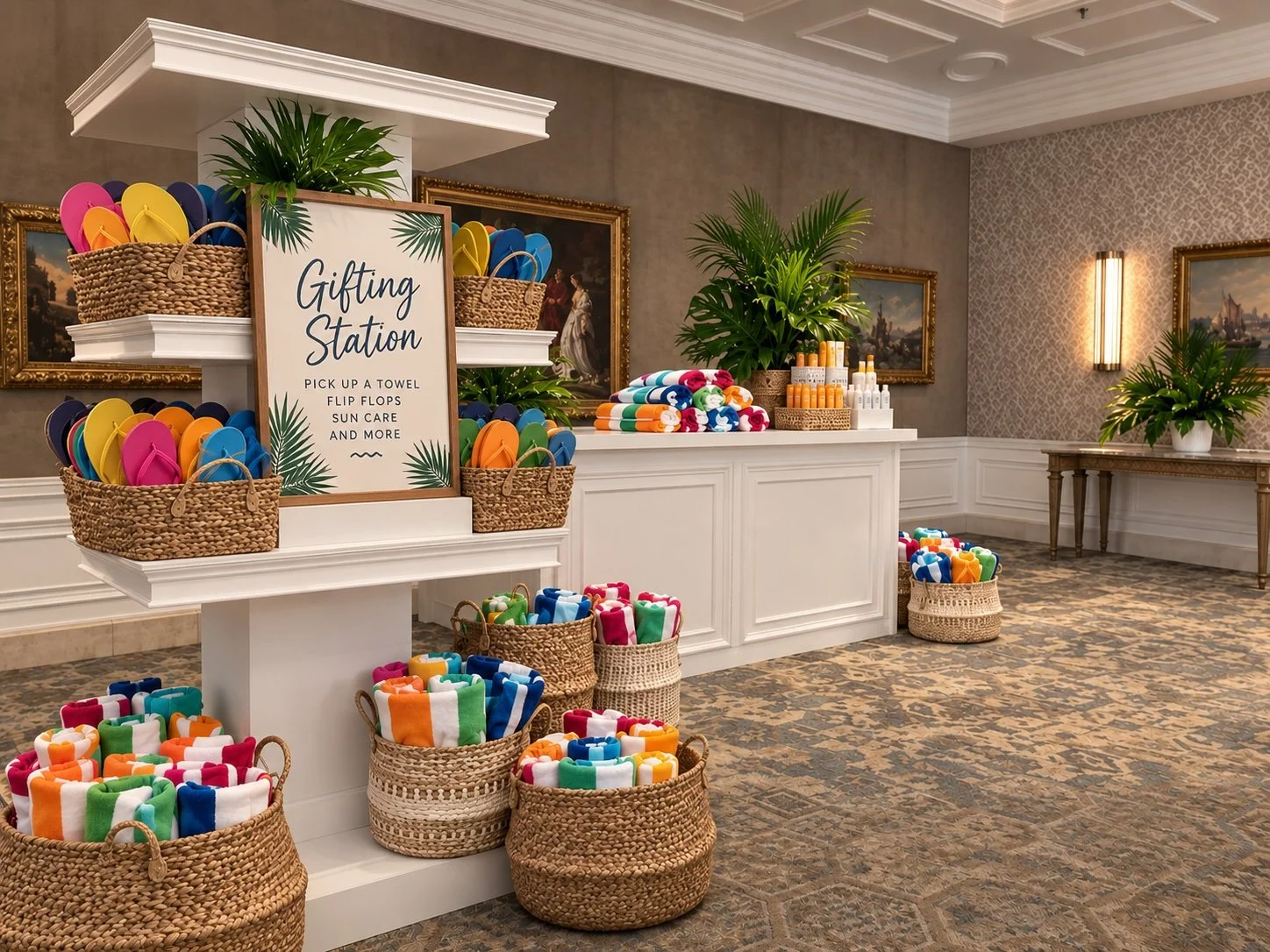 Gifting station. Buy in bulk at Amazon and Costco. It can save money.