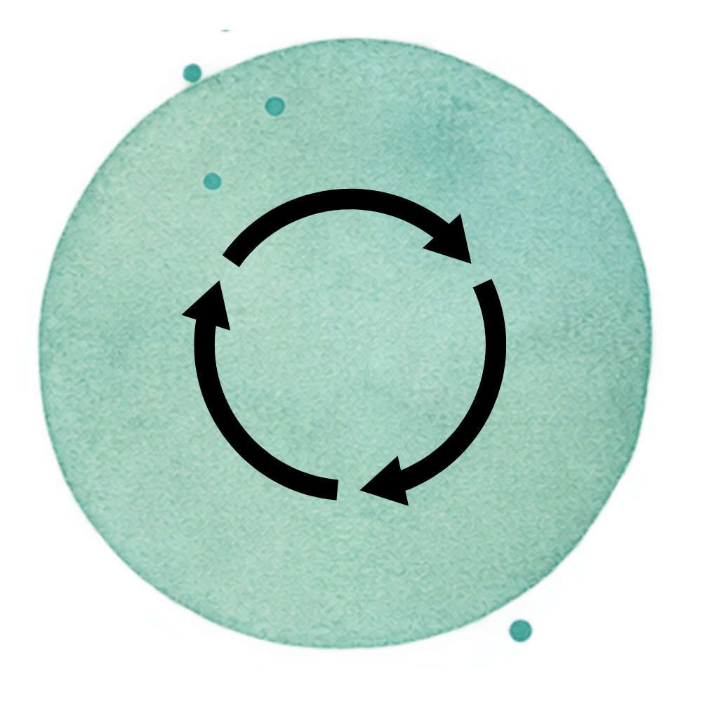 arrows in a circle icon