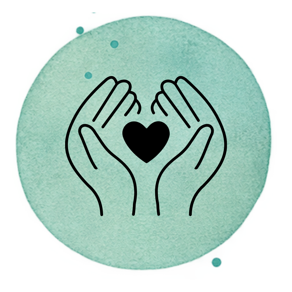 two hands holding a heart