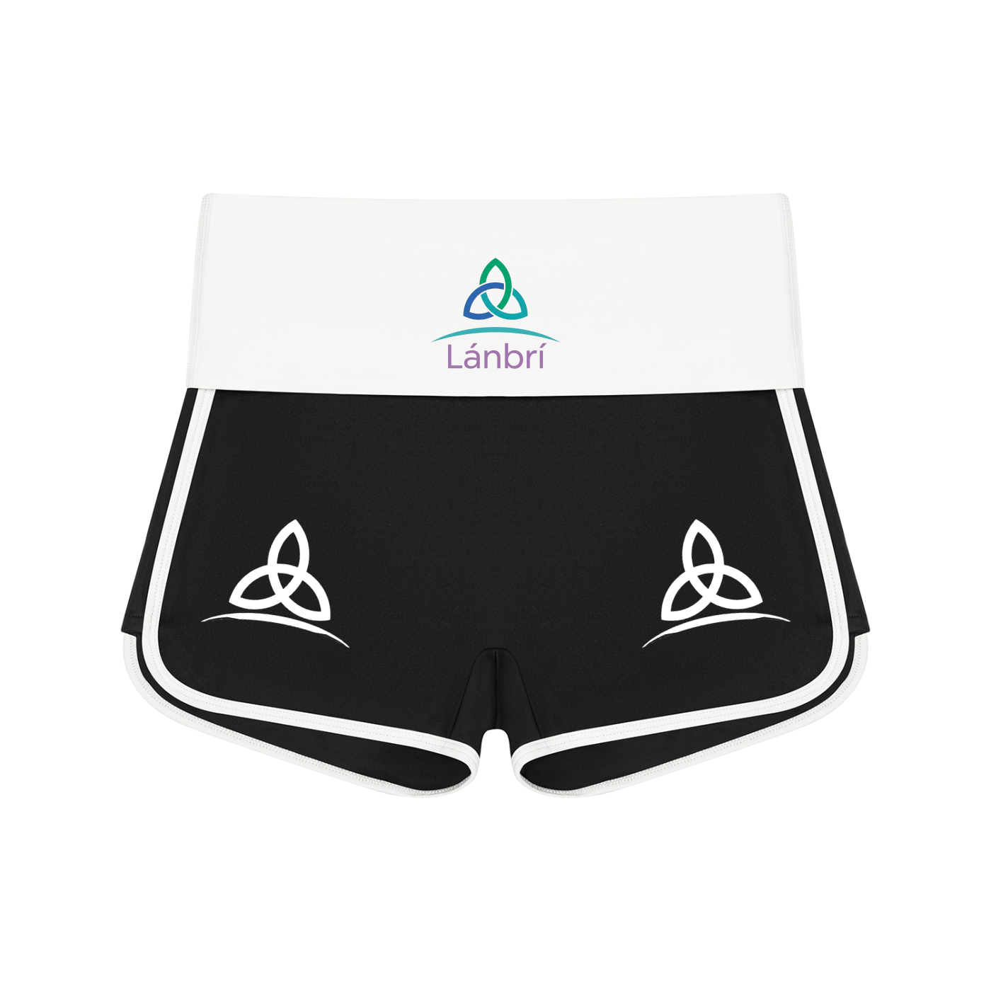 Lánbrí  Women’s Color Block Yoga Shorts