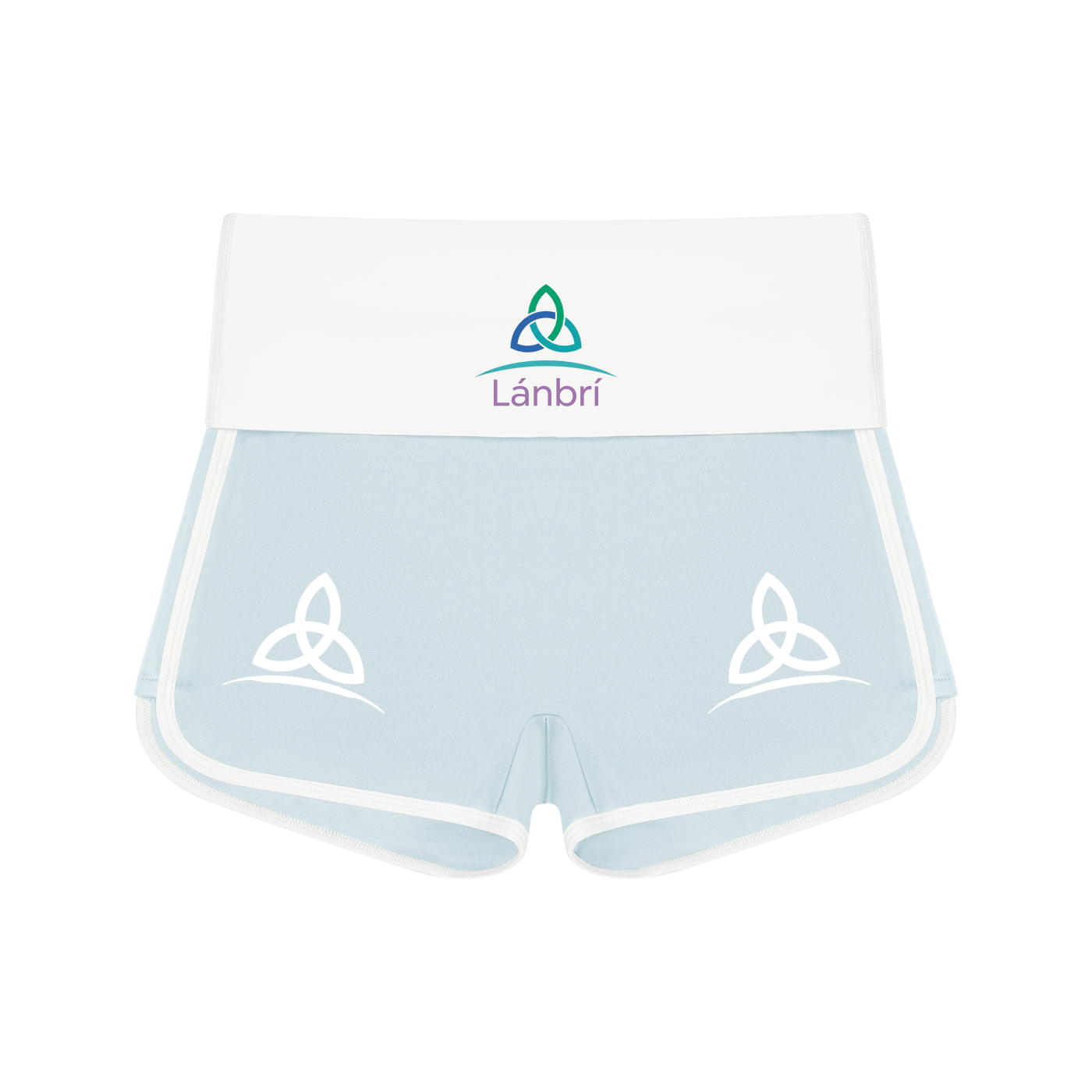 Lánbrí  Women’s Color Block Yoga Shorts