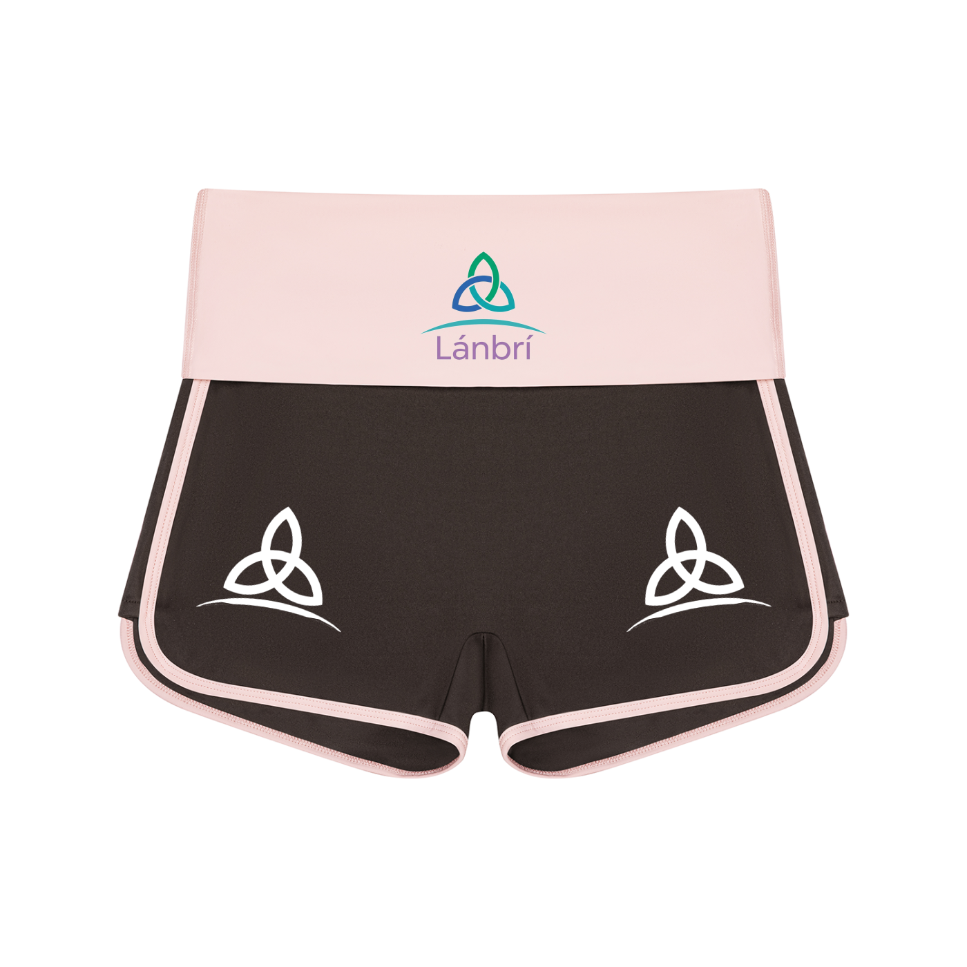 Lánbrí  Women’s Color Block Yoga Shorts
