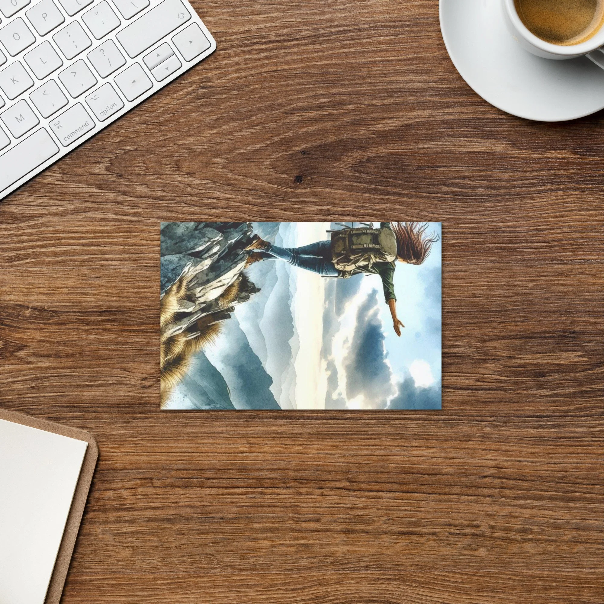 On Top Of the World Greeting Card by Lánbrí