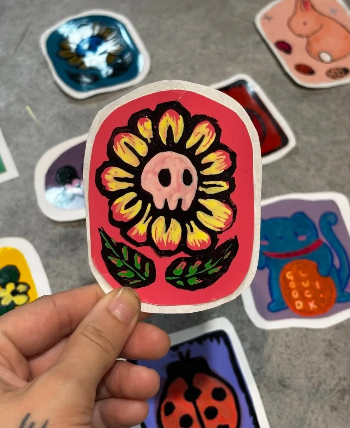 Taffy SkullFlower Trading Card