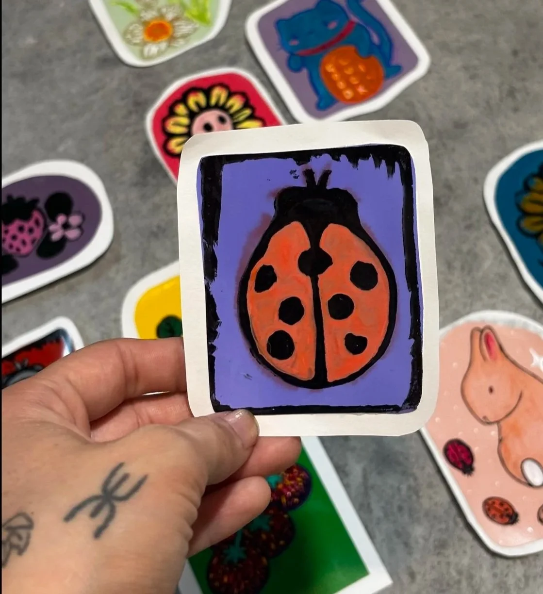 Lilac Ladybug