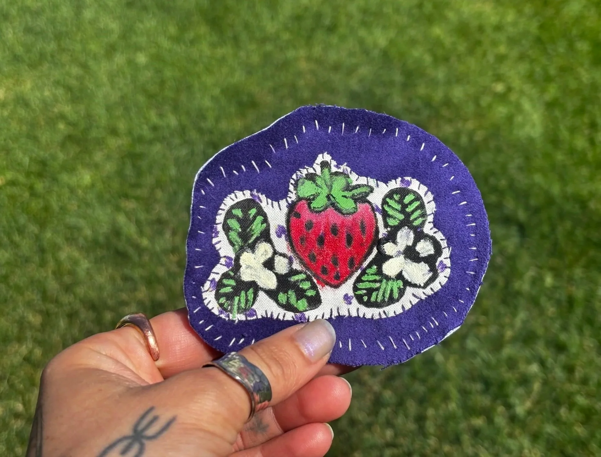 Strawberry Blossom Patch