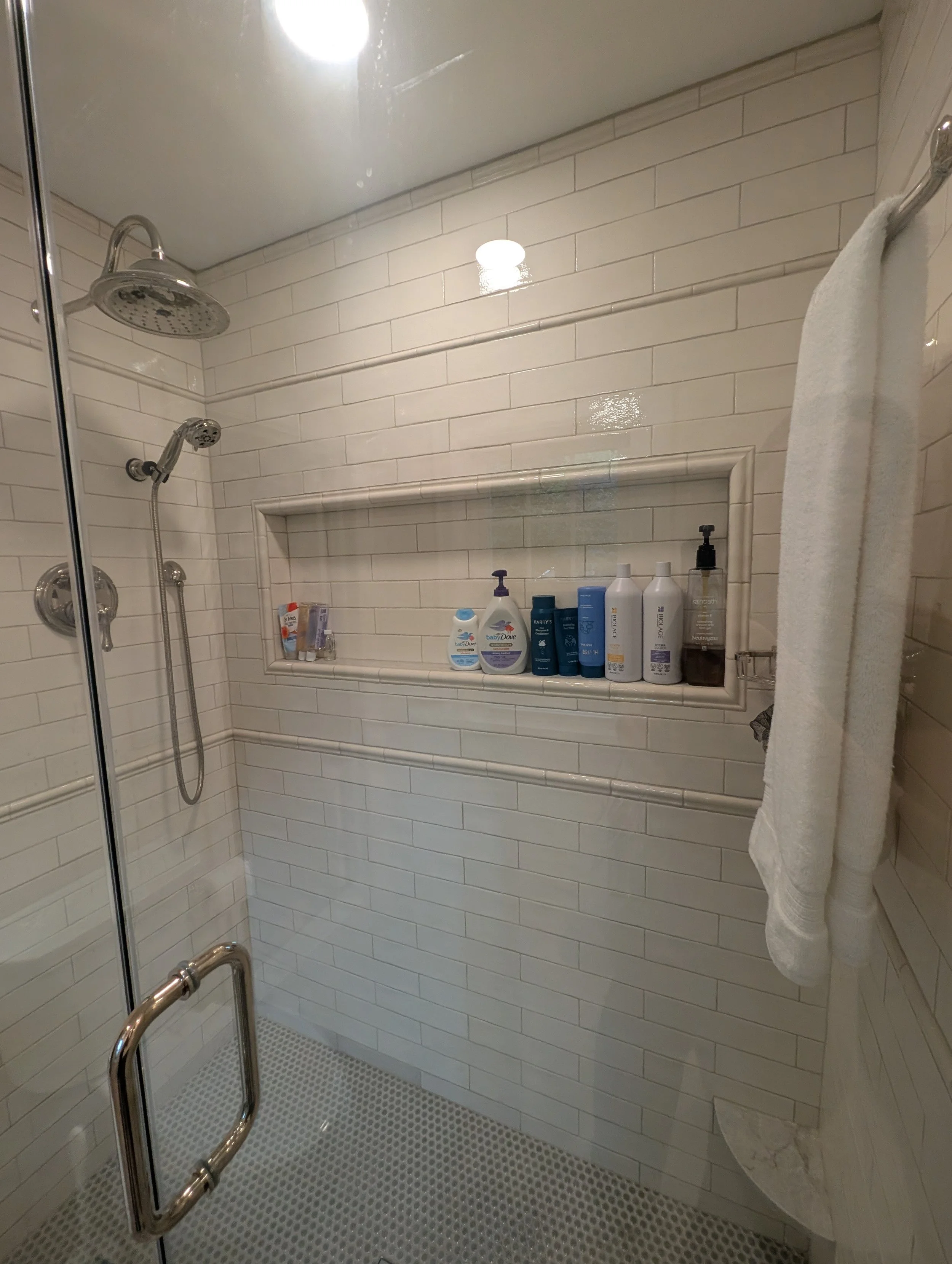 custom tile shower, Rochester, NY