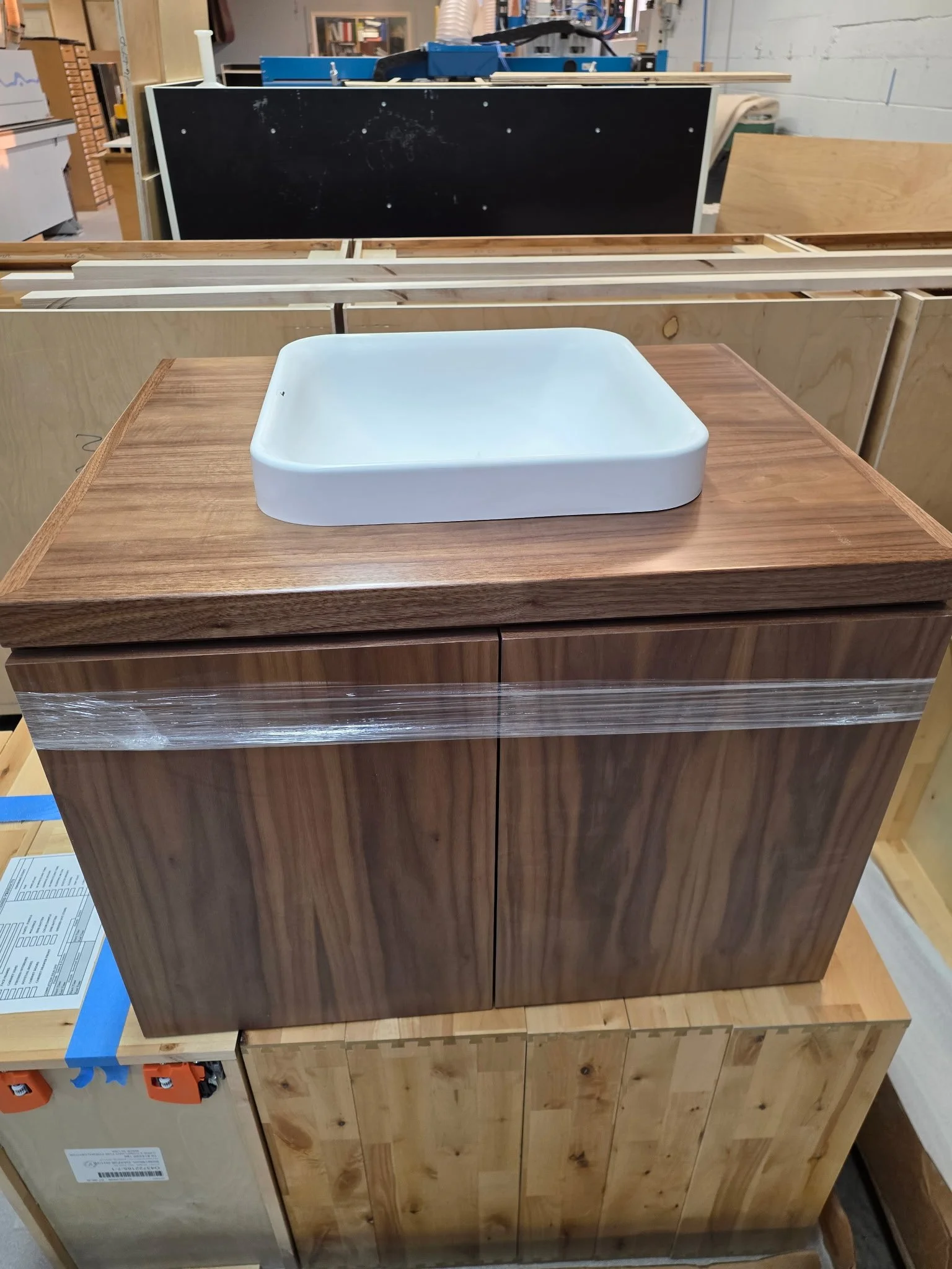 Custom Walnut Vanity