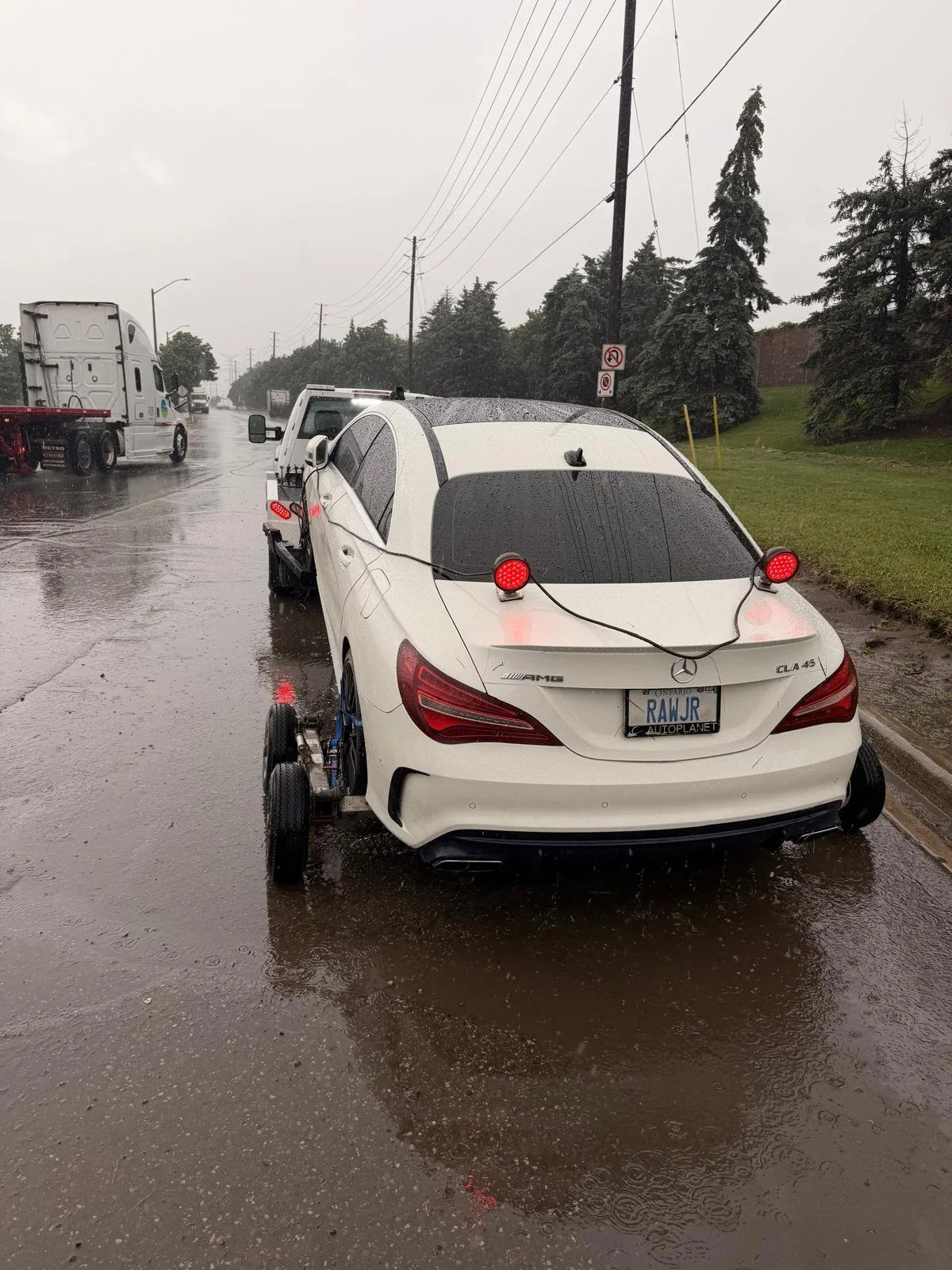 Water damaged CLA-45 AMG
