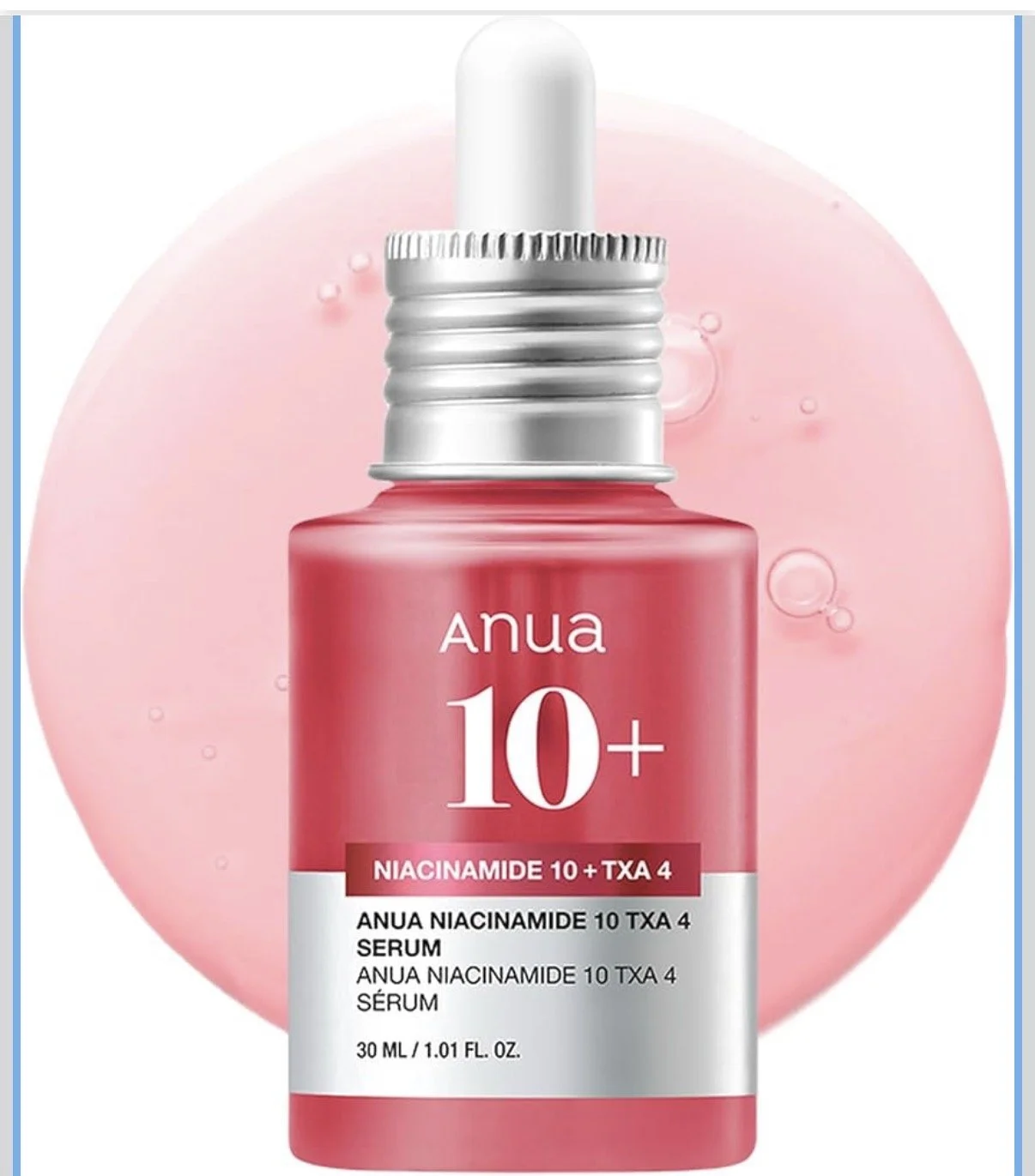 Anua Niacinamide 10% and TXA 4% Serum 30ml