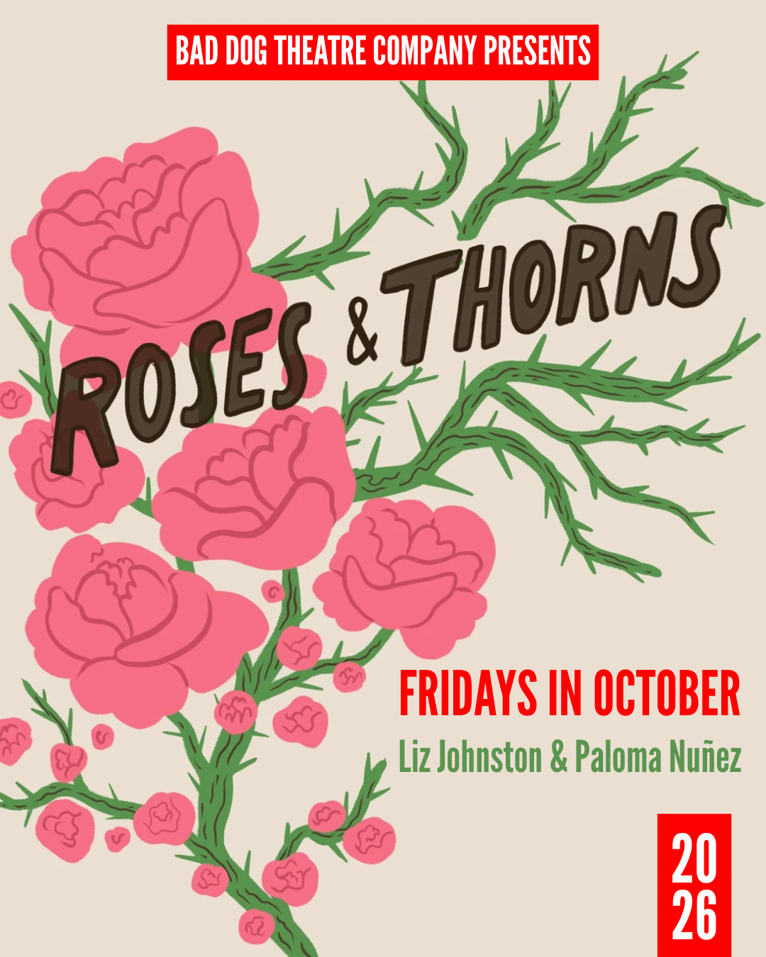 Bad Dog’s Roses &amp; Thorns returns for four October Fridays at Comedy Bar Bloor
