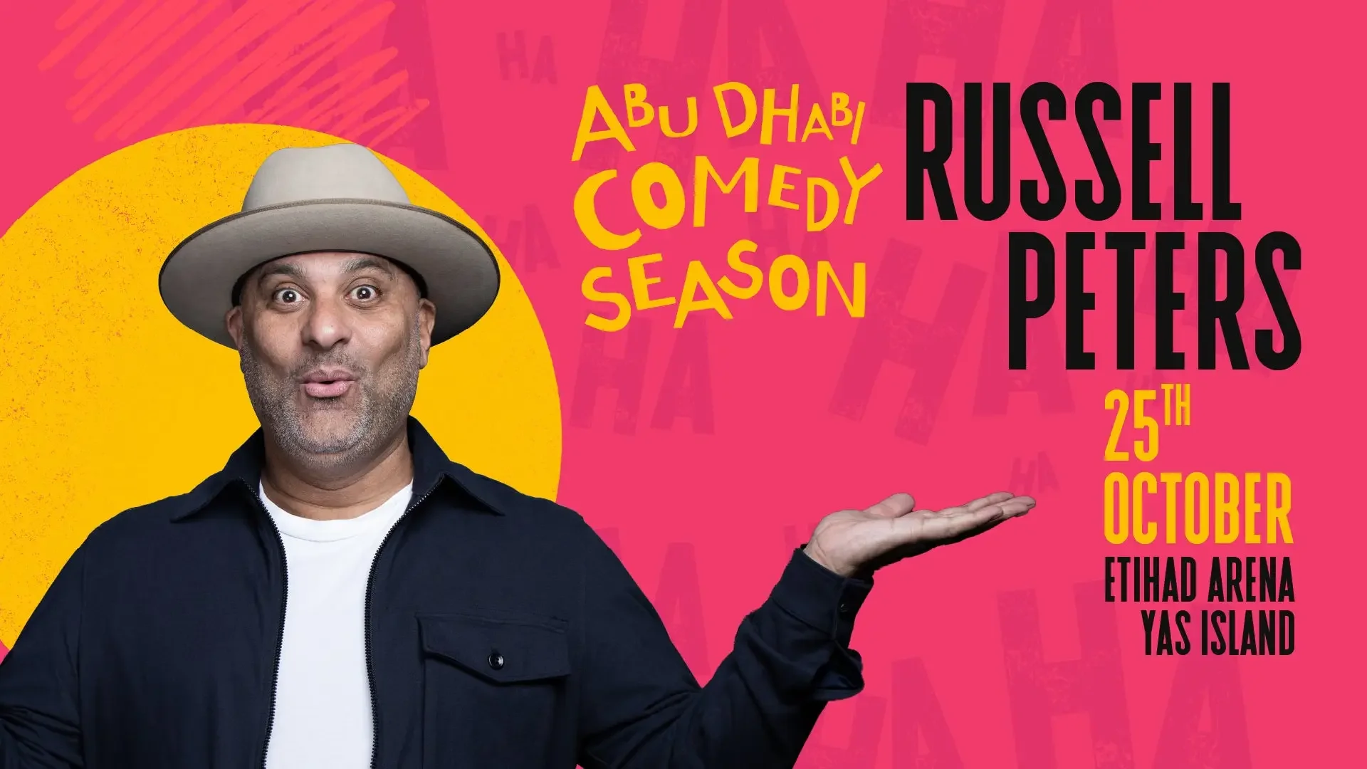 Russell Peters returns to Amman and Abu Dhabi for October shows