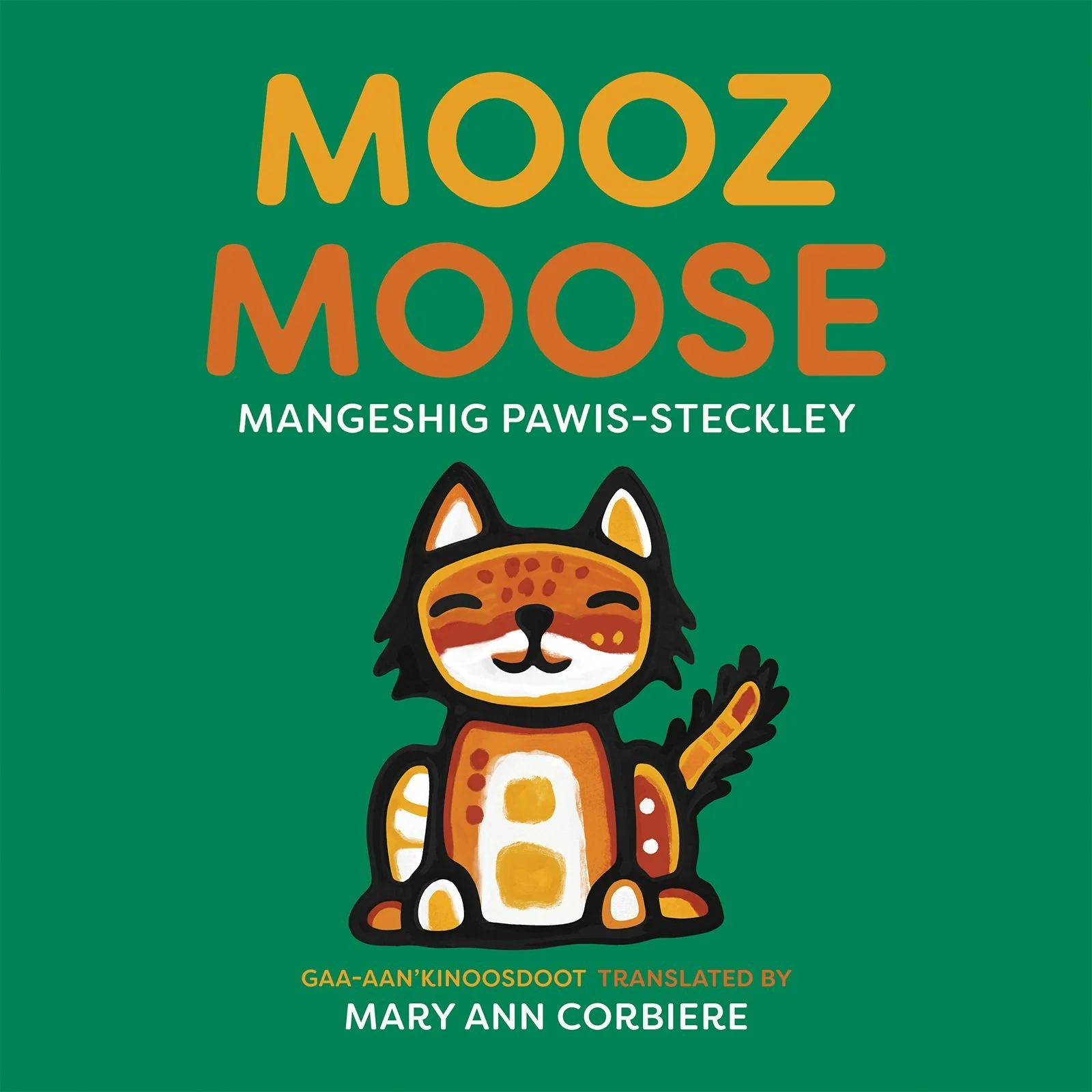 Mangeshig Pawis-Steckley turns a family cat into an Anishinaabemowin language book