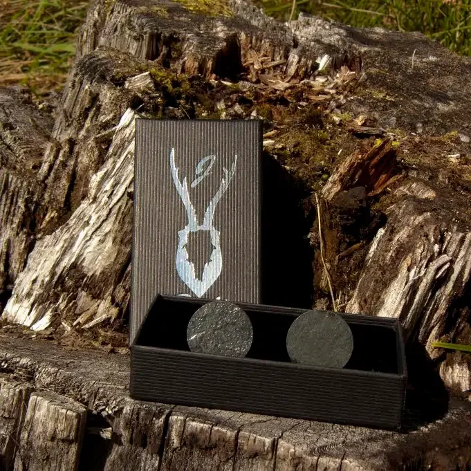 HANDMADE SLATE CUFFLINKS