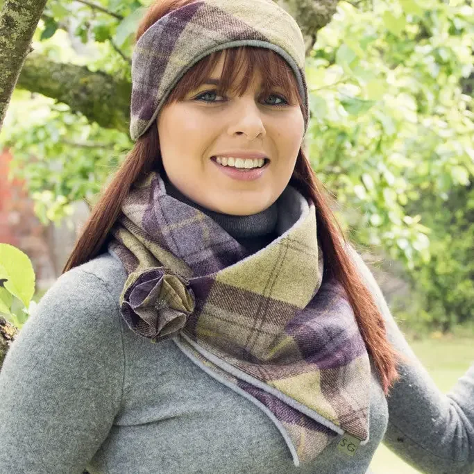 BLACKBERRY CRUMBLE BROOCH, SNOOD & HEADBAND.webp