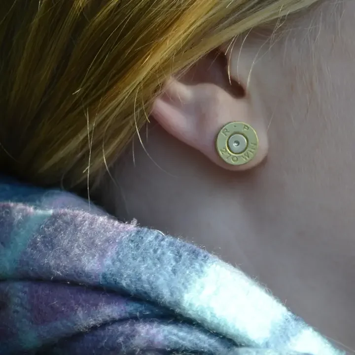 HANDMADE BULLET EARRINGS